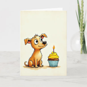 Sweet Canine Birthday Card