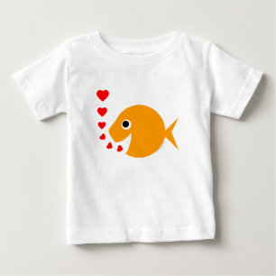Sweet Cartoon Goldfish Valentine Creeper