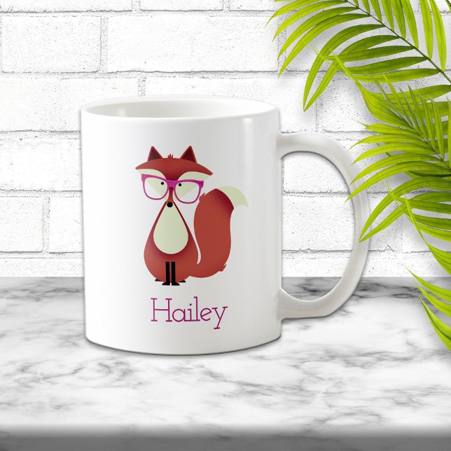 Sweet Cartoon Red Fox Mug (Creator Uploaded)