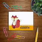 Sweet Cartoon Red Fox Personalised