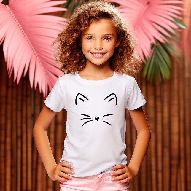 Sweet Cat Whiskers T-Shirt (Creator Uploaded)