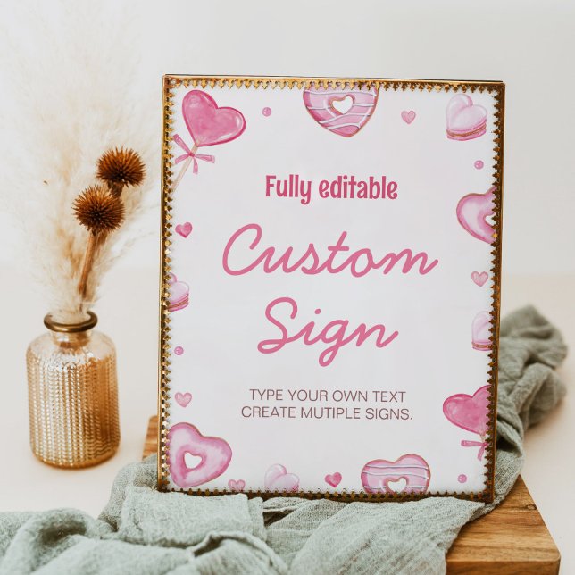 Sweet Celebration Birthday Party Table Sign (Creator Uploaded)