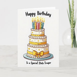 Sweet Celebration Cake Birthday Card