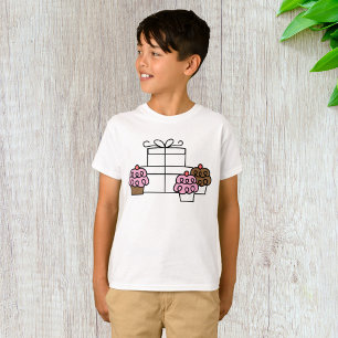 Sweet Celebration Cupcake and Gift Box T-Shirt