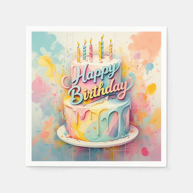  " SWEET CELEBRATION " NAPKIN (Front)