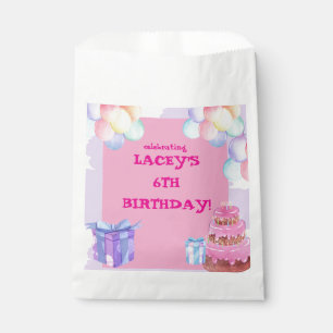 Sweet Celebration: Purple and Pink Birthday Favour Bags