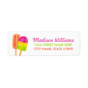 Sweet Celebration Return Address Label / White
