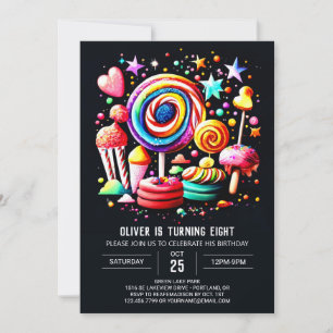 Sweet Celebration Wonderland Birthday Invitation