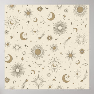 Sweet Celestial Foil Prints