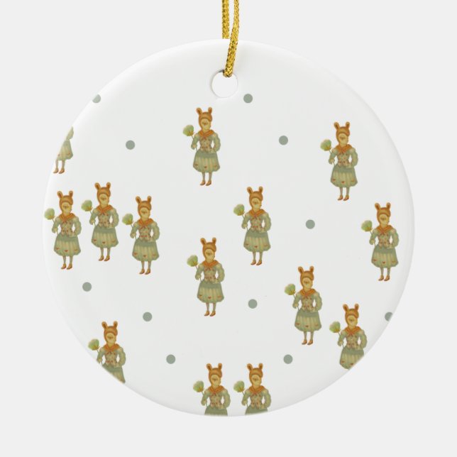 Sweet Ceramic Tree Decoration (Front)