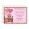 Sweet CHEETAH Girl Baby Shower Invitation CGS Pink