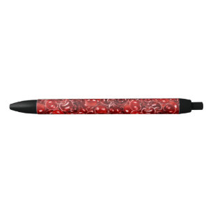 Sweet Cherries Black Ink Pen