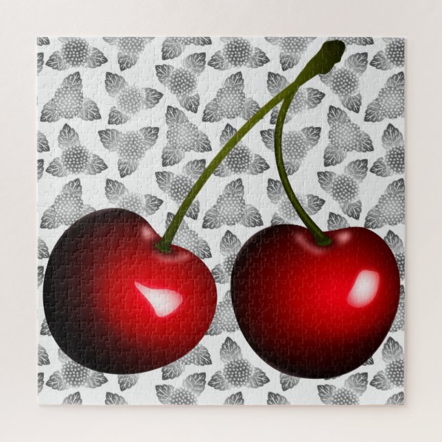 Sweet Cherries - Tasty - Jigsaw Puzzle (Vertical)