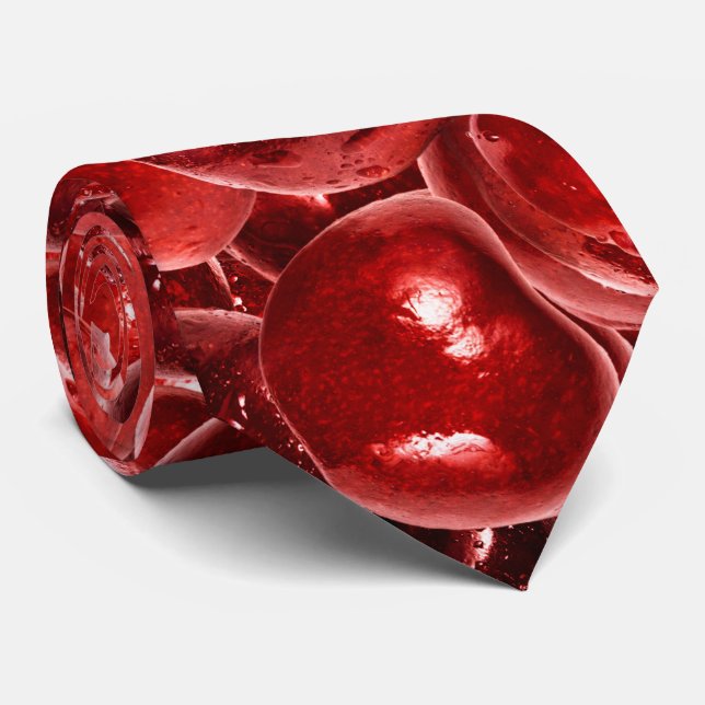 Sweet Cherries Tie (Rolled)