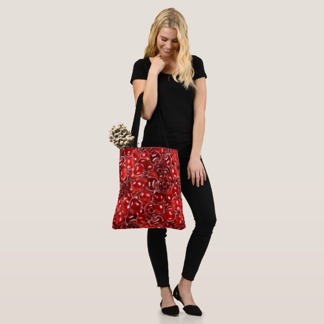 Sweet Cherries Tote Bag (On Model)