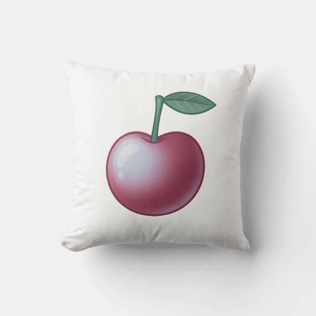 🍒 Sweet Cherry Classic – Timeless Elegance Cushion (Front)