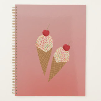 Sweet cherry ice cream planner