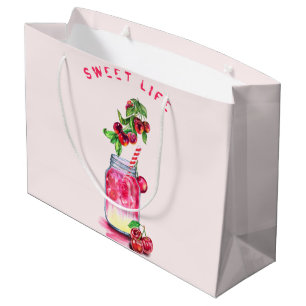 Sweet Cherry Juice Cool Drink Fruits Gift Bag