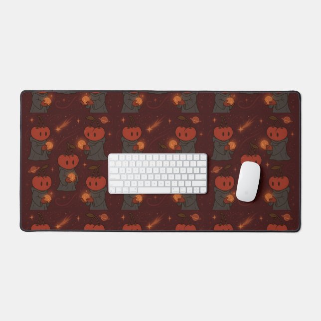 Sweet Cherry Magician of the Cosmos Desk Mat (Keyboard & Mouse)