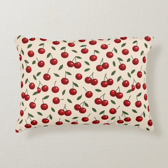 🍒✨Sweet Cherry Minimal Collectio Decorative Cushion (Front)