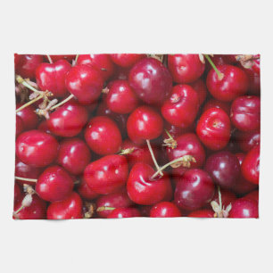 Sweet cherry pattern kitchen towel