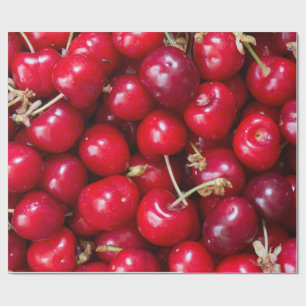 Sweet cherry pattern table lamp wrapping paper