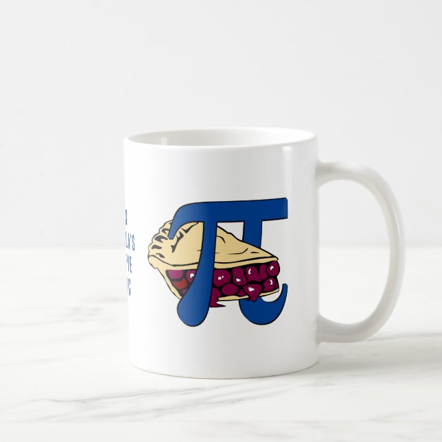 SWEET CHERRY PIE AND PI Day Coffee Mug (Right)