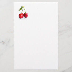 Sweet cherry stationery