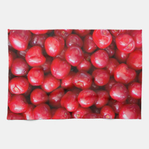 Sweet cherry tea towel