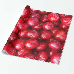 Sweet cherry wrapping paper