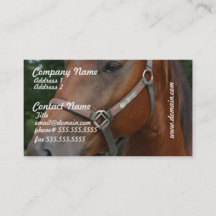 Sweet Chestnut Horse Business Cards