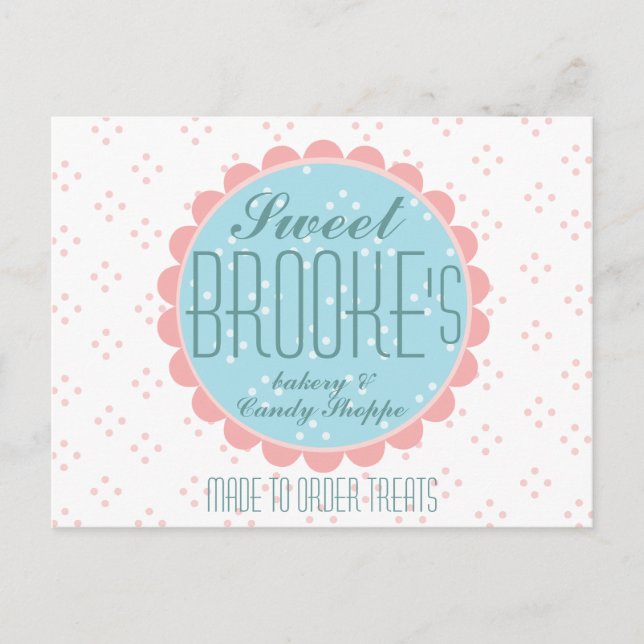 Sweet Chic Logo Postcard (Front)