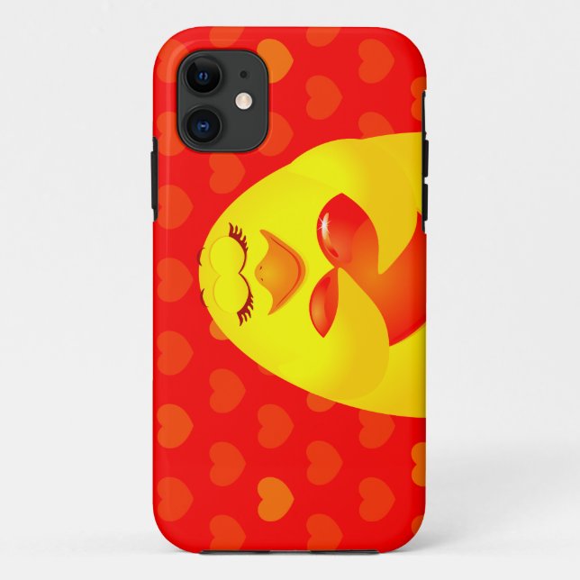 Sweet chick in love, iPhone 5 case (Back)