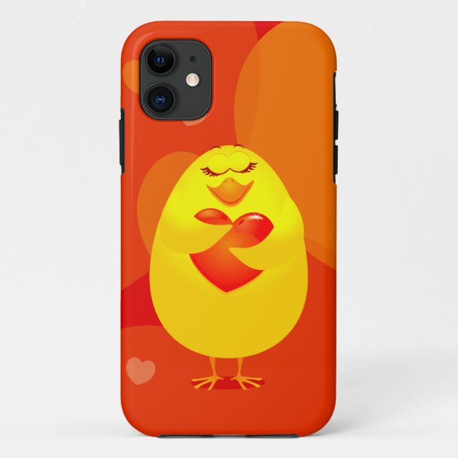 Sweet chick in love, iPhone 5 case (Back)
