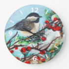 Sweet Chickadee Bird Painting Wall Décor