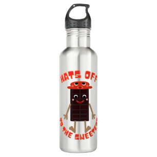 Sweet Choco-Bar Buddy: Kawaii Chocolate T-Shirt 710 Ml Water Bottle