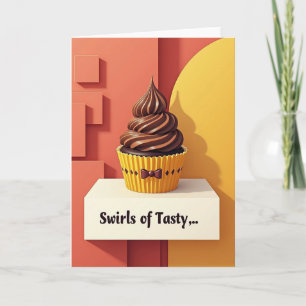 Sweet Chocolate Swirl Card