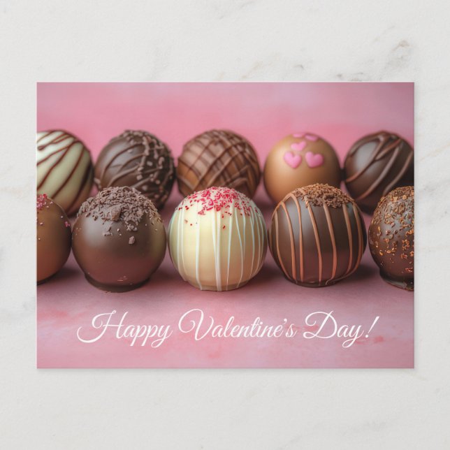 Sweet chocolates Valentine's Day Postcard (Front)