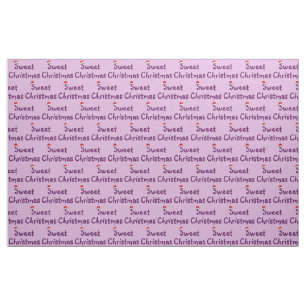 Sweet Christmas Pattern Fabric