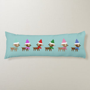 Sweet Christmas Reindeer Body Cushion