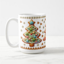 Sweet Christmas Trees Cookie mug