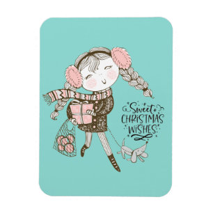 Sweet Christmas Wishes Magnet