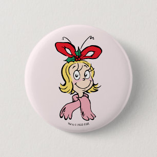 Sweet Cindy Lou Who Portrait 6 Cm Round Badge