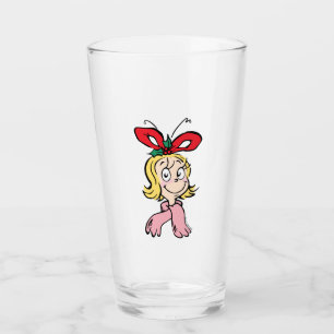 Sweet Cindy Lou Who Portrait Glass