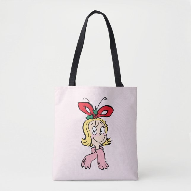 Sweet Cindy Lou Who Portrait Tote Bag (Front)