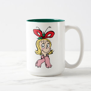 Sweet Cindy Lou Who Portrait Two-Tone Coffee Mug