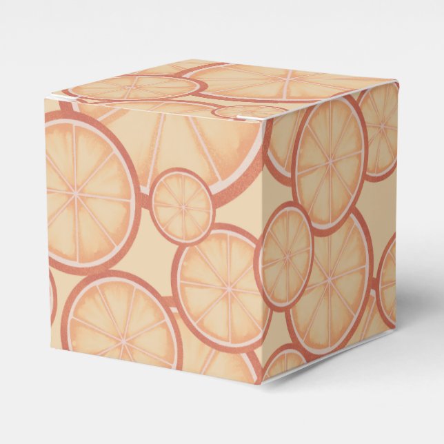Sweet Citrus Bliss: A Fresh New Beginning Favour Box (Front Side)