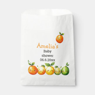 Sweet Citrus Cutie Baby Shower Favour Bags