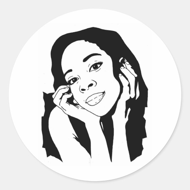 Sweet Classic Round Sticker (Front)