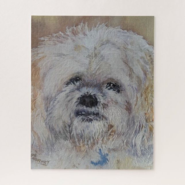 Sweet Cock-a-Poo Mix Puppy Jigsaw Puzzle (Vertical)